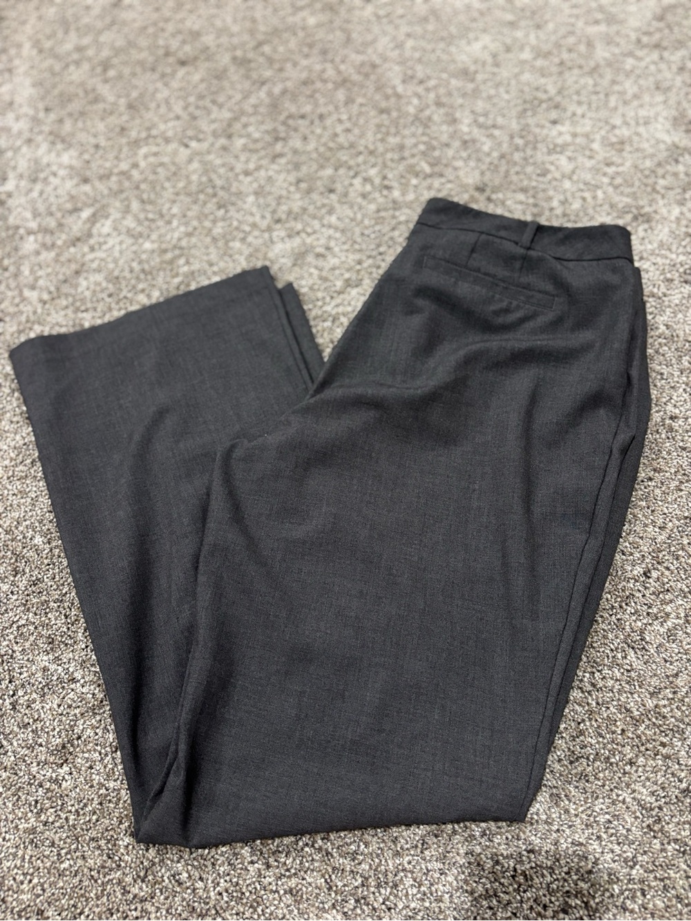 Worthington Curvy Fit Dress Pants in Charcoal Gray